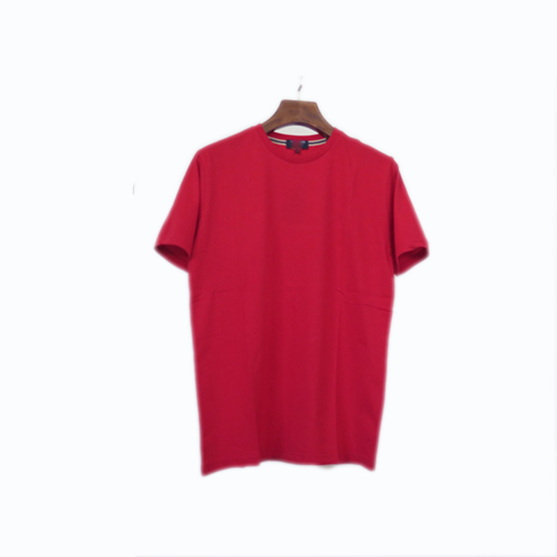 Men's Crew-neck Short-sleeved Plain Color Casual T-shirt