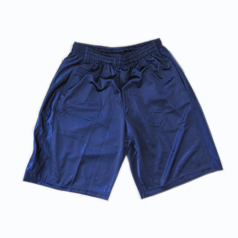 Men's 100% Polyester Soccer Shorts with Drawstring and Pockets