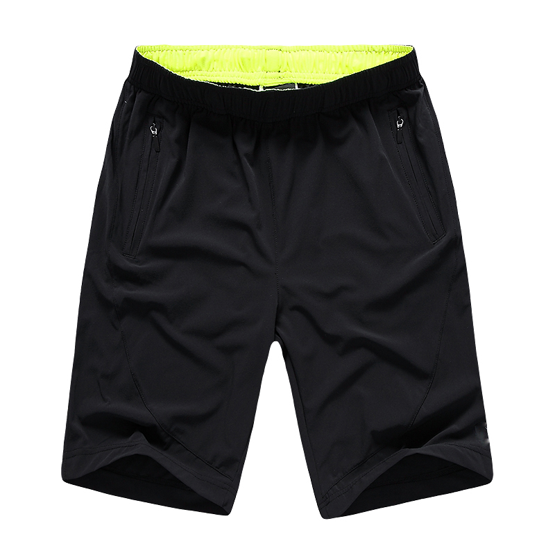 Men's Four-way Elastic Woven Polyester Fast Dry Soccer Shorts