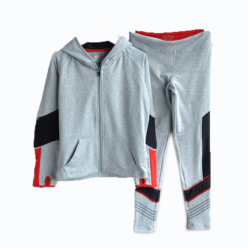 Juniors' Sports Zip-up Jacket and Pants Suit